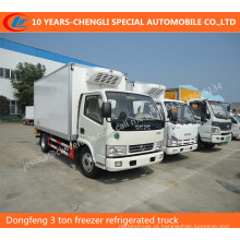 Dongfeng 3 Ton Freezer alimentos congelados caminhão congelado